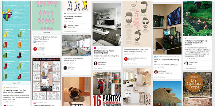 pinterest ad types